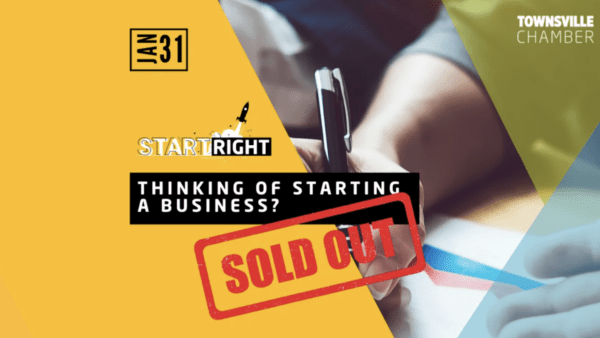 Townsville Chamber of Commcerce Start Right Business Course, sold out. BDmag upcoming events, January 2024